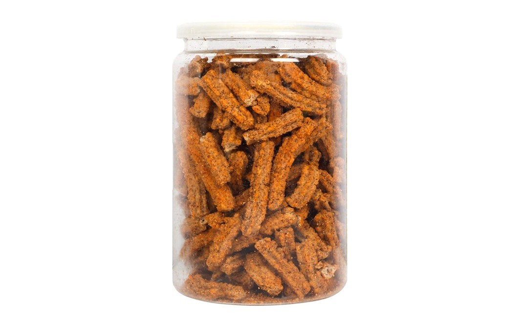 Urban Platter Roasted Ragi Millet Sticks Nachani Chakli   Plastic Jar  200 grams